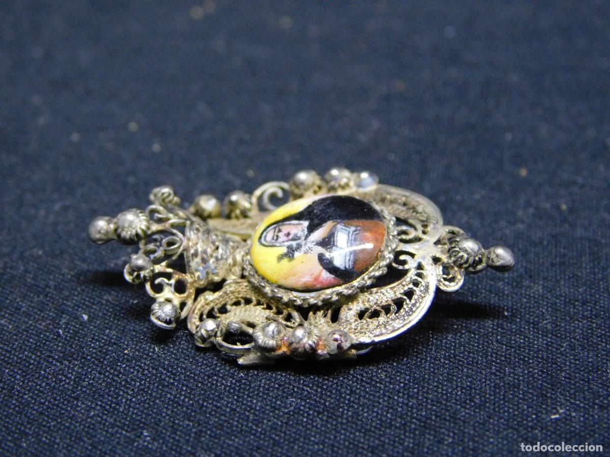 Antig&uuml;edades: BROCHE RELIGIOSO DE PLATA - Foto 7
