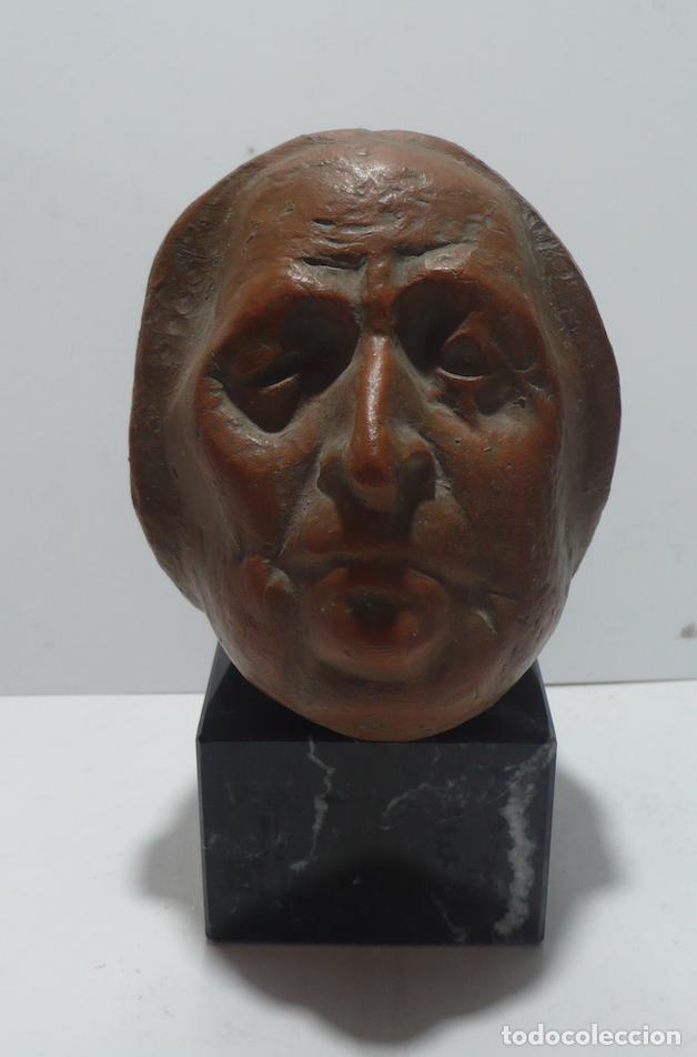 Antig&uuml;edades: CABEZA DE MUJER EN CERAMICA - Foto 1
