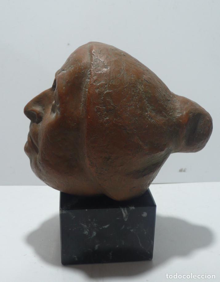 Antig&uuml;edades: CABEZA DE MUJER EN CERAMICA - Foto 2