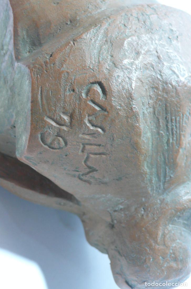 Antig&uuml;edades: CABEZA DE MUJER EN CERAMICA - Foto 5