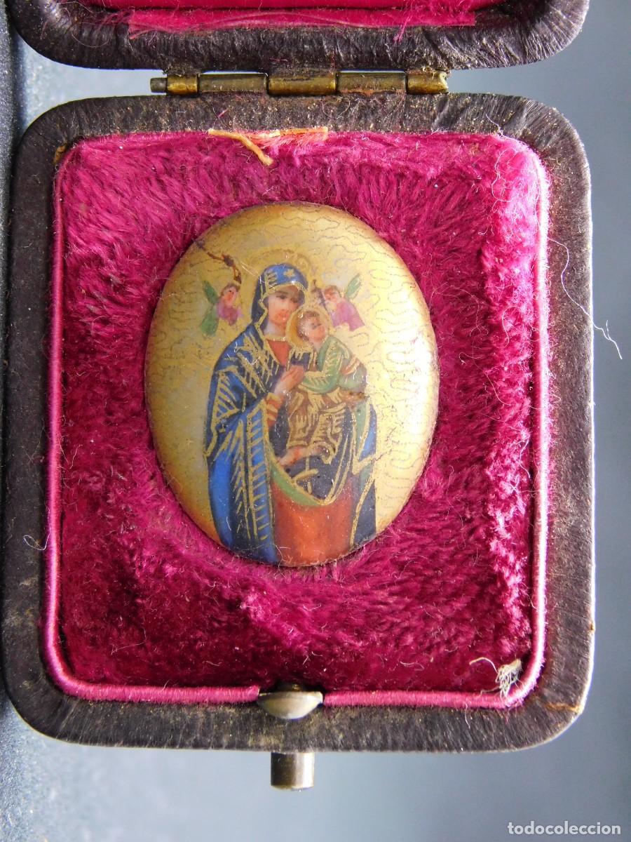 Antig&uuml;edades: MEDALLA RELIGIOSA EN ESTUCHE - Foto 1