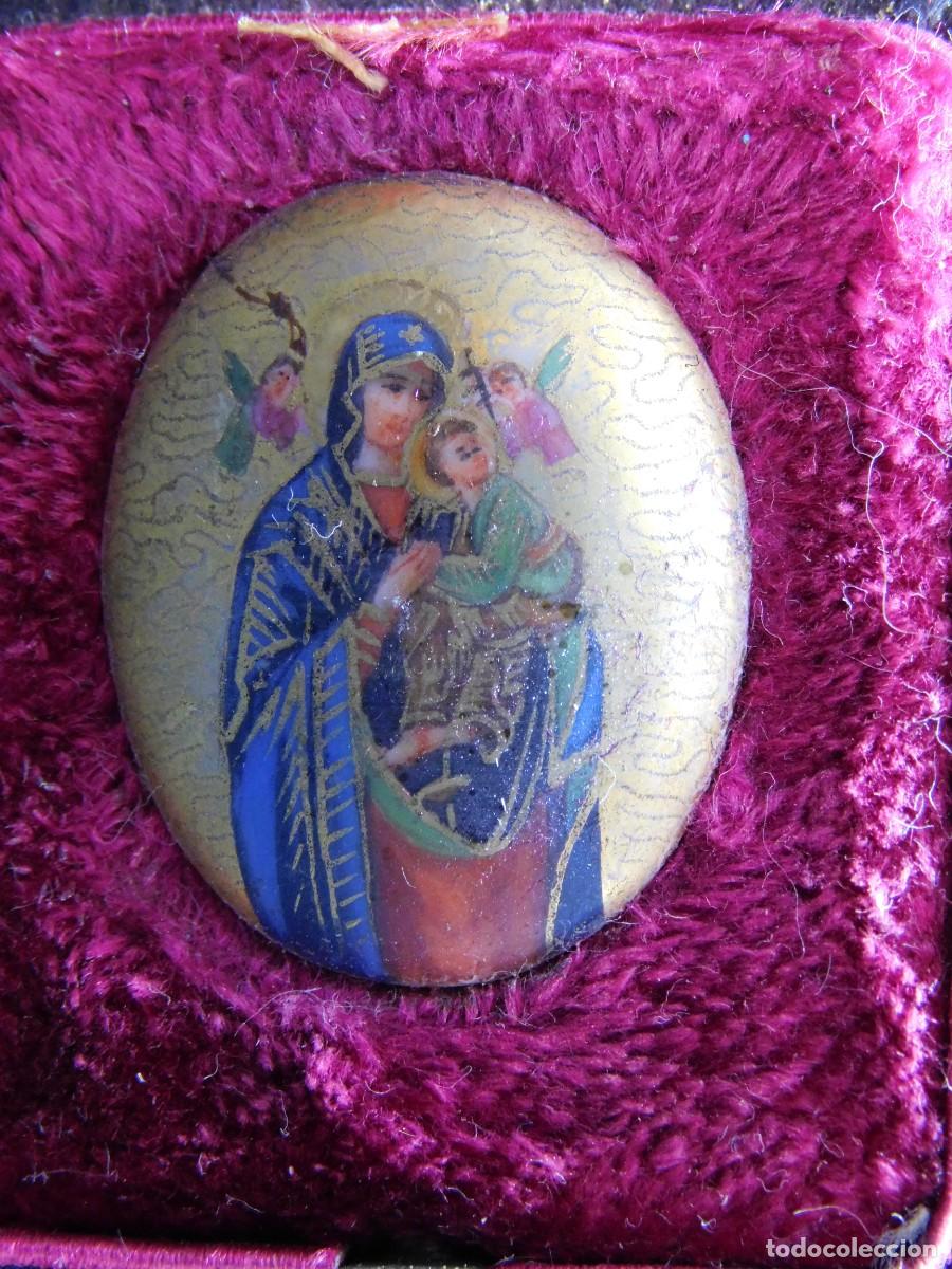 Antig&uuml;edades: MEDALLA RELIGIOSA EN ESTUCHE - Foto 2