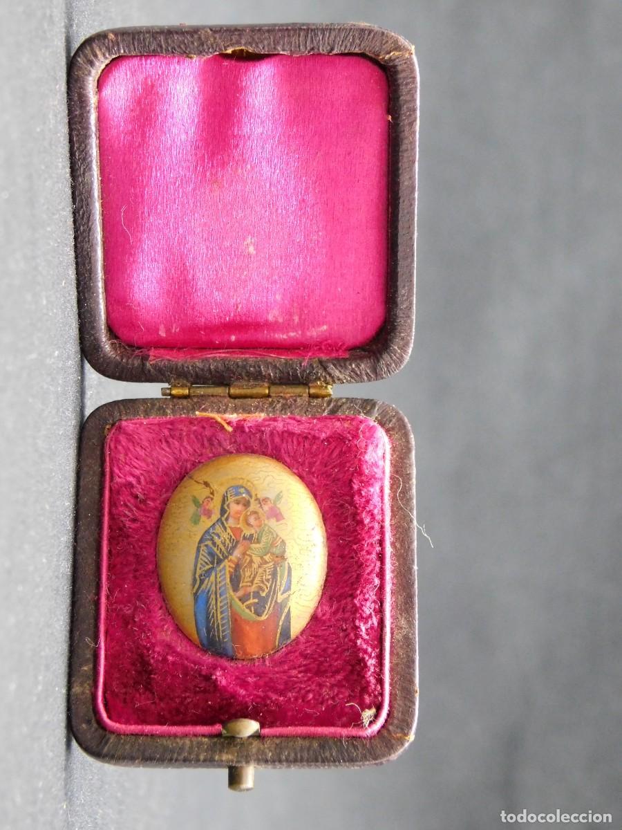 Antig&uuml;edades: MEDALLA RELIGIOSA EN ESTUCHE - Foto 5
