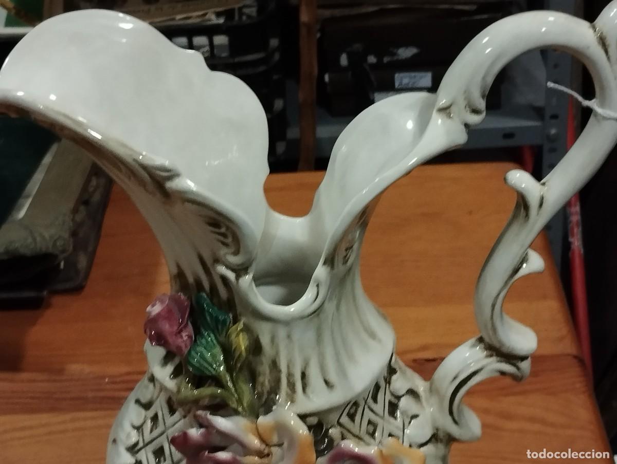 Antig&uuml;edades: JARRA PORCELANA CAPODIMONTE SELLADA EN BASE - Foto 6