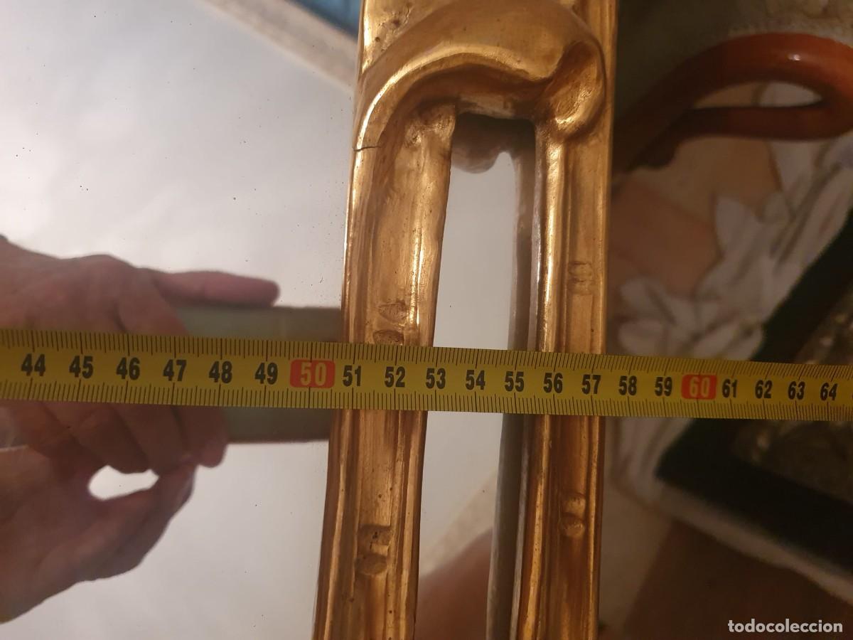 Antig&uuml;edades: Espejo isabelino madera dorada - Foto 14