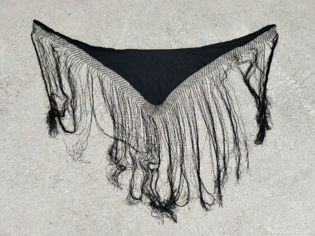 Antig&uuml;edades: mant&oacute;n mantilla triangular pico liso - Foto 2