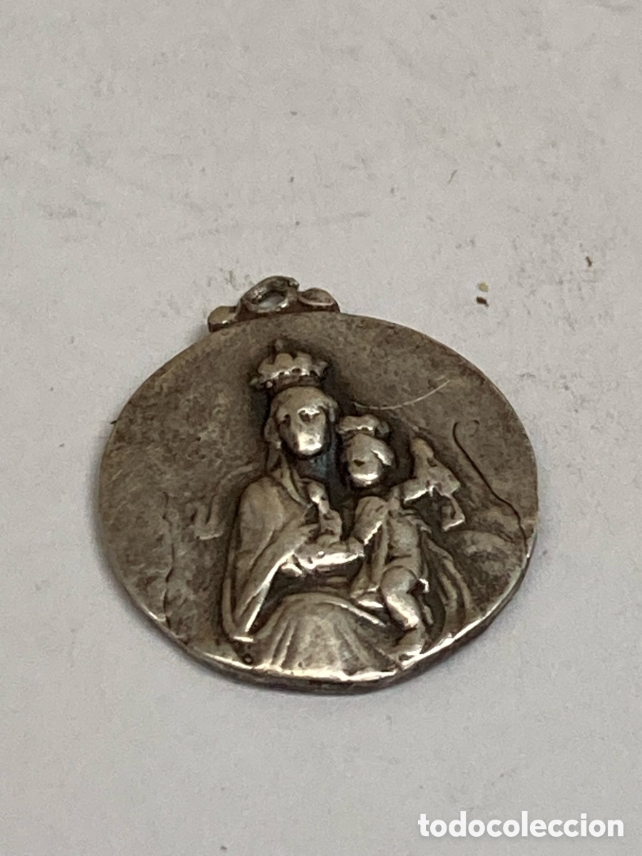 Antig&uuml;edades: Medalla de plata religiosa C286 - Foto 1