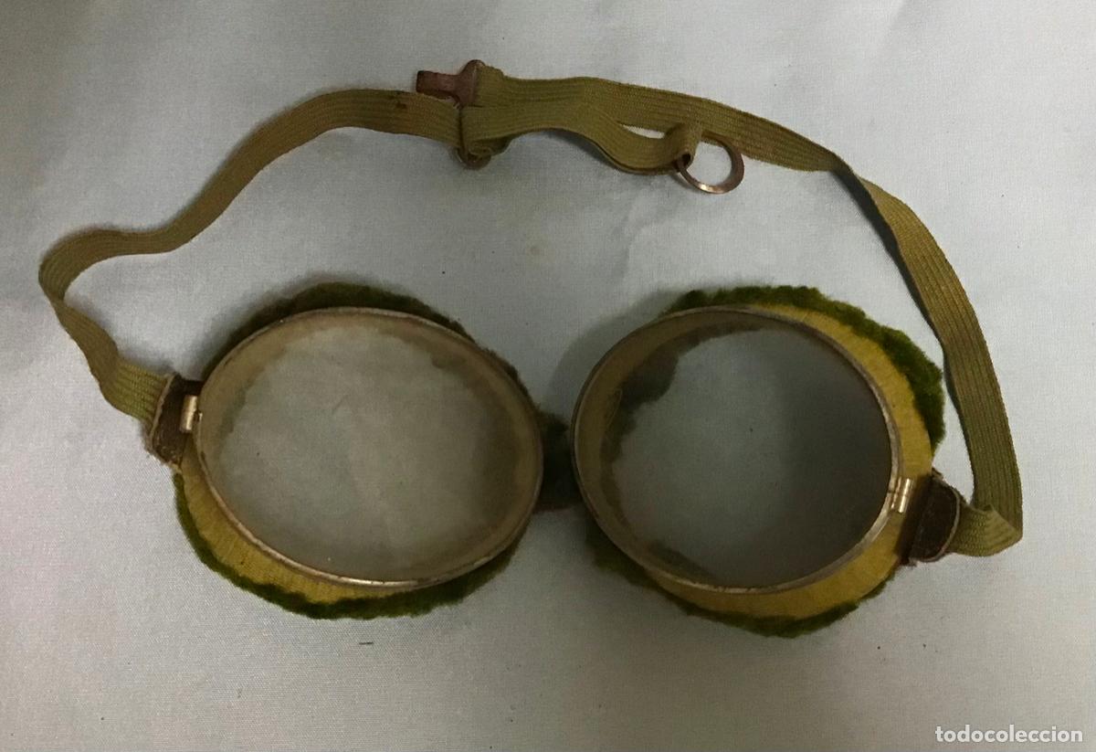 Antig&uuml;edades: ANTIGUAS GAFAS DE MOTORISTA - Foto 3
