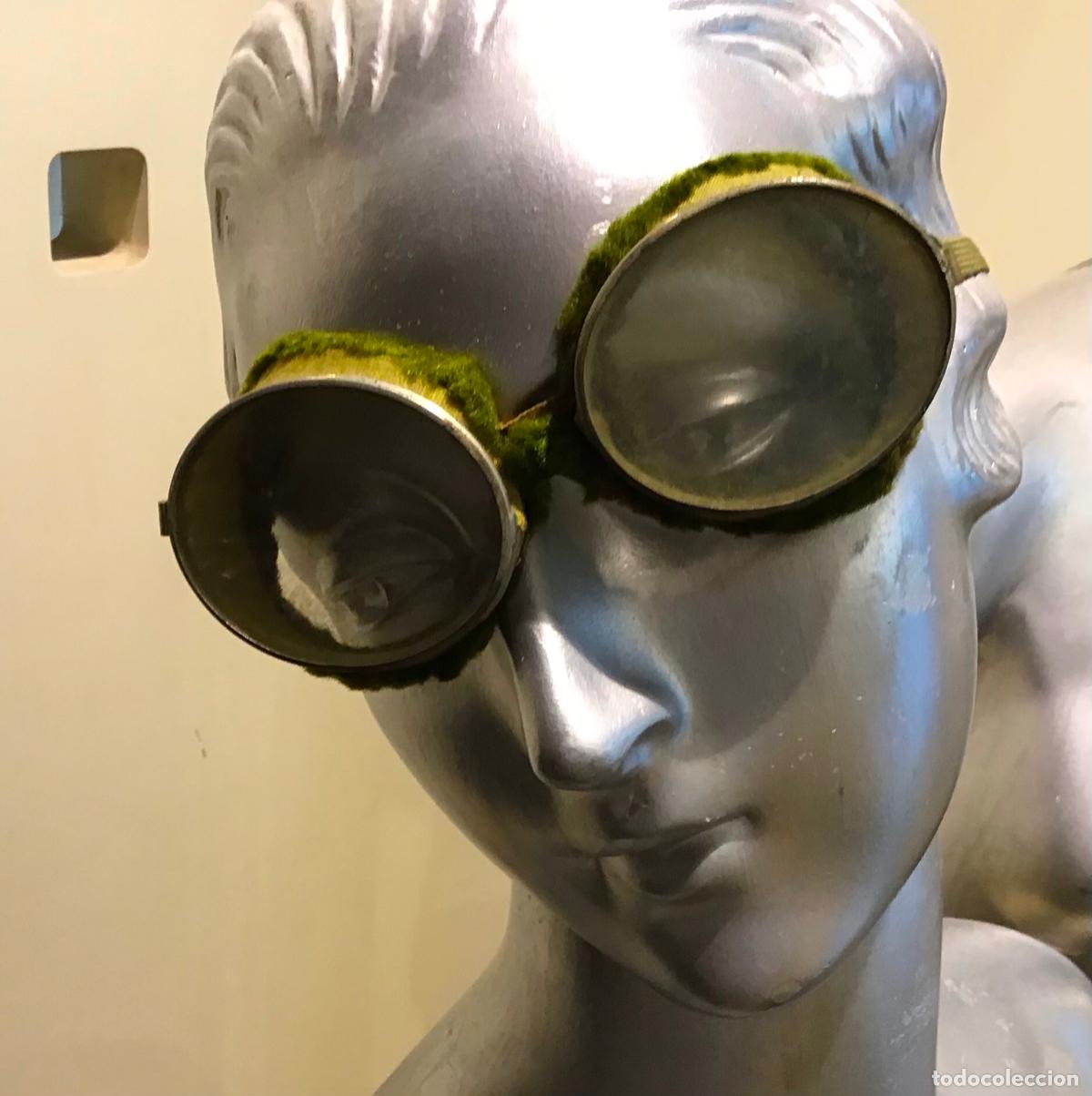 Antig&uuml;edades: ANTIGUAS GAFAS DE MOTORISTA - Foto 1