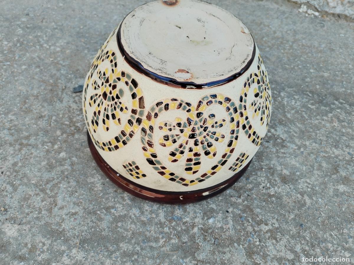 Antig&uuml;edades: macetero en ceramica mosaico - Foto 6