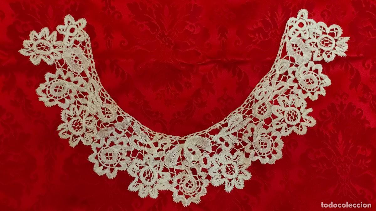 Antig&uuml;edades: CUELLO ENCAJE PUNTO DUQUESA - Foto 1
