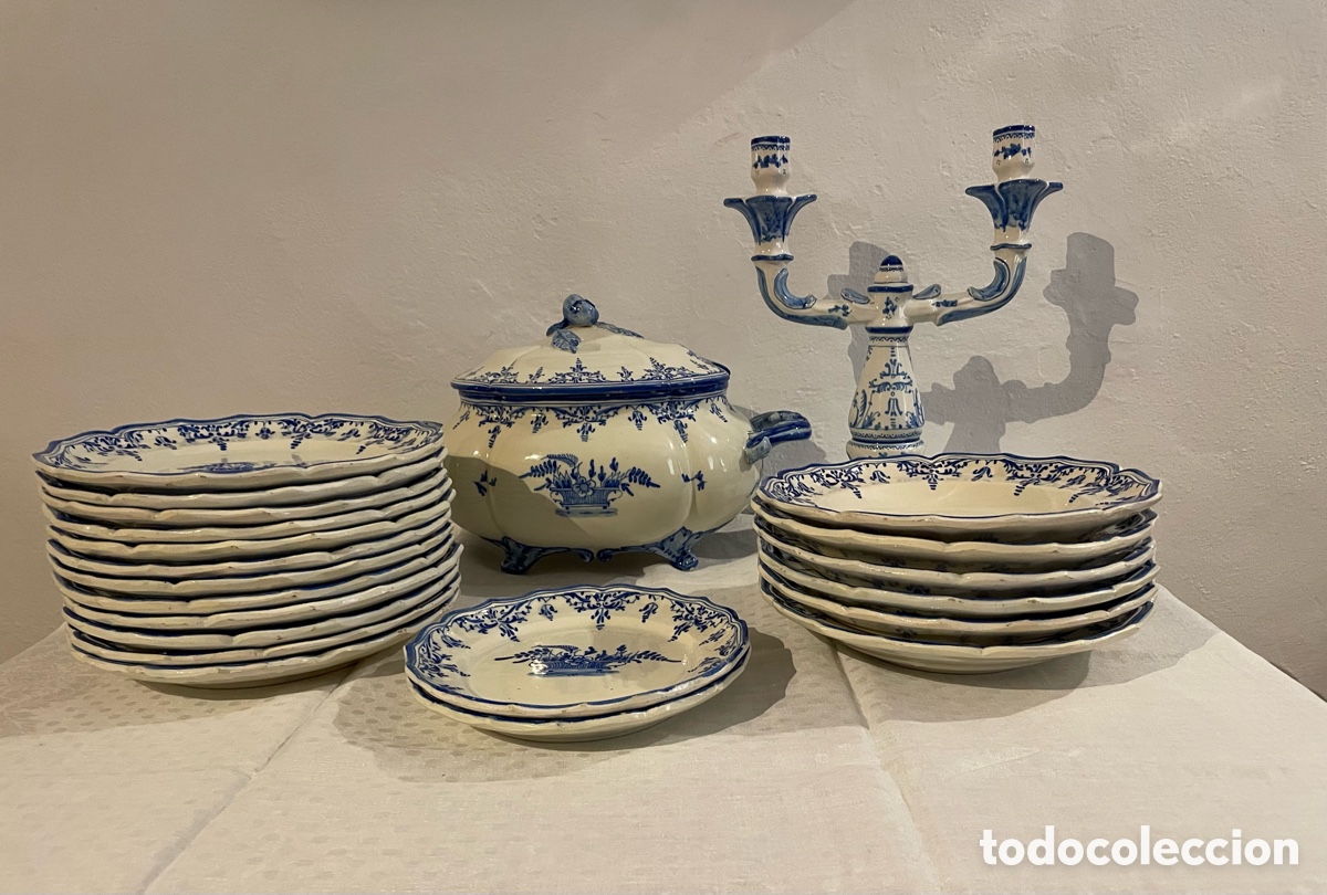Antig&uuml;edades: VAJILLA FAITANAR/ALCORA - Foto 8