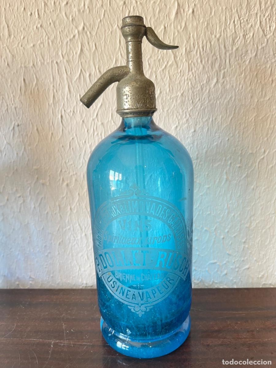Antig&uuml;edades: Colecci&oacute;n de sifones azules - Foto 4
