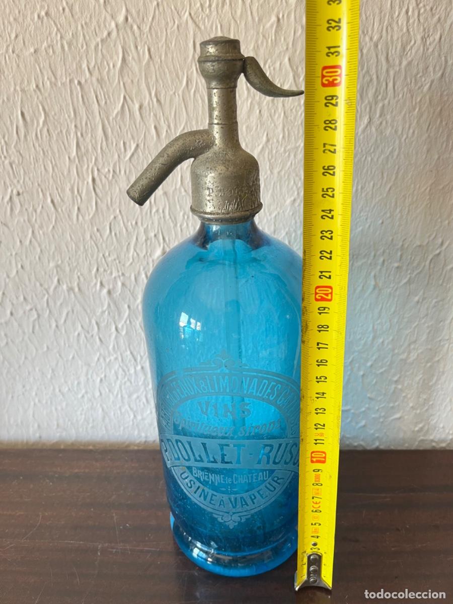 Antig&uuml;edades: Colecci&oacute;n de sifones azules - Foto 5