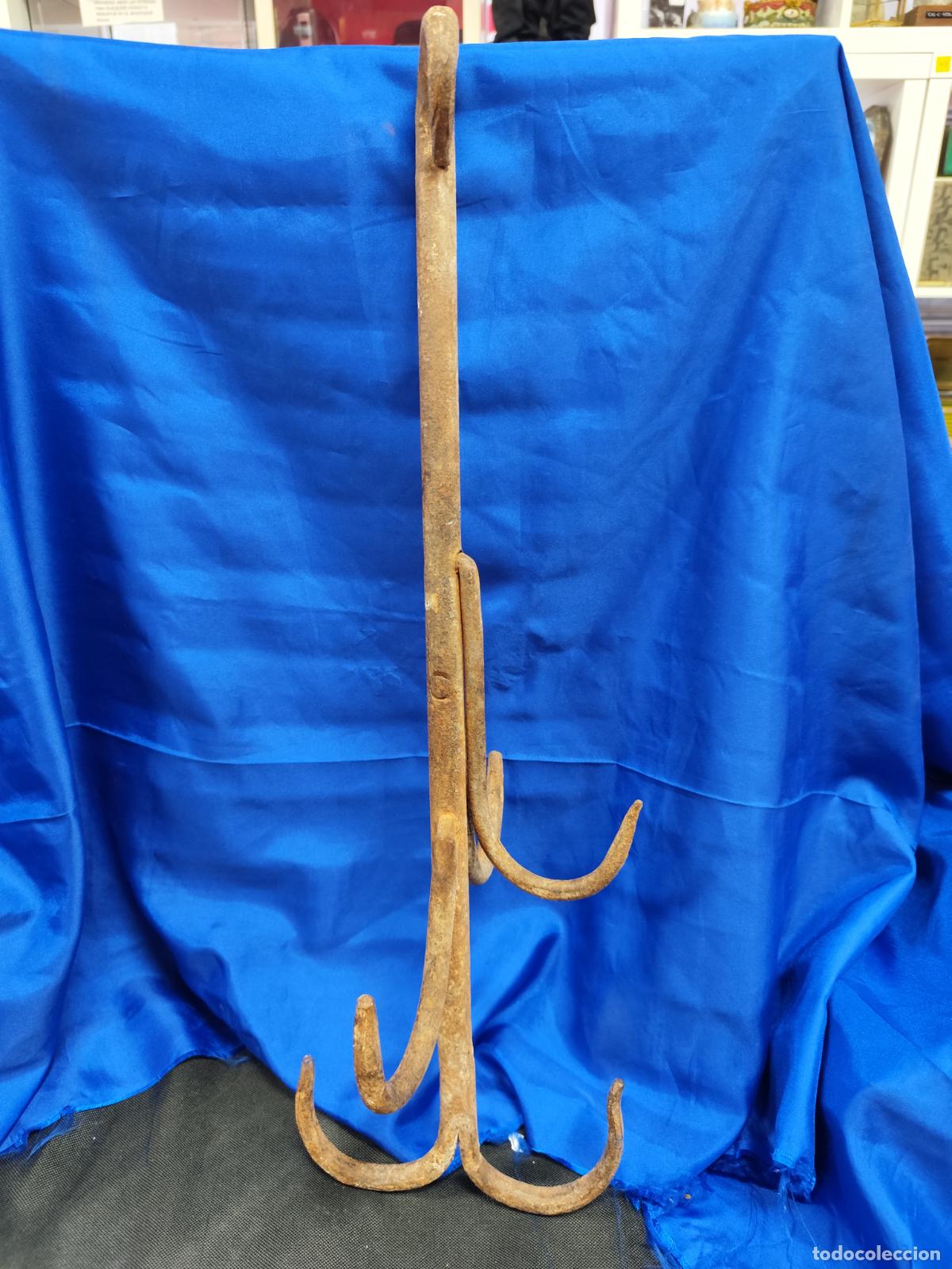 Antig&uuml;edades: GANCHO PARA POZO EN FORJA, 55 CM - Foto 4