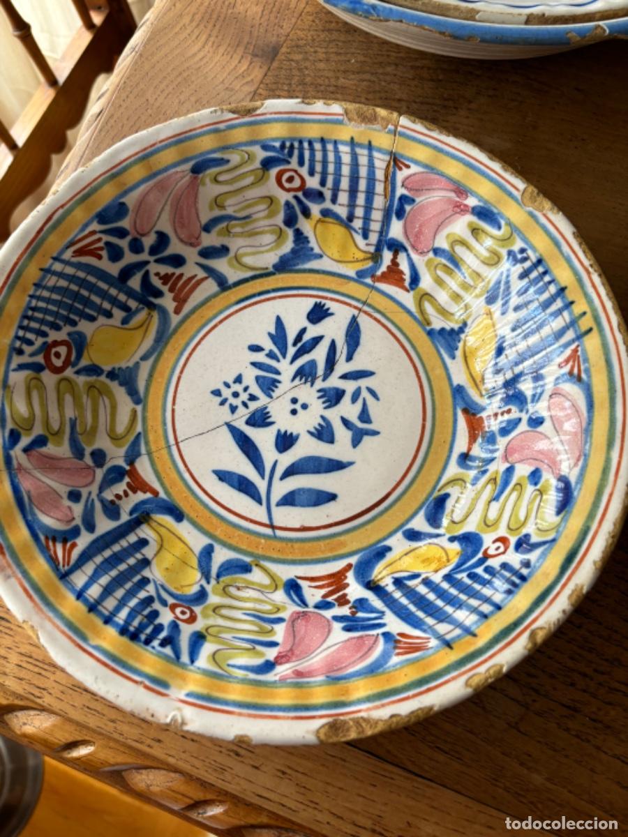 Antig&uuml;edades: PLATOS CENTENARIOS DE CERAMICA - Foto 2