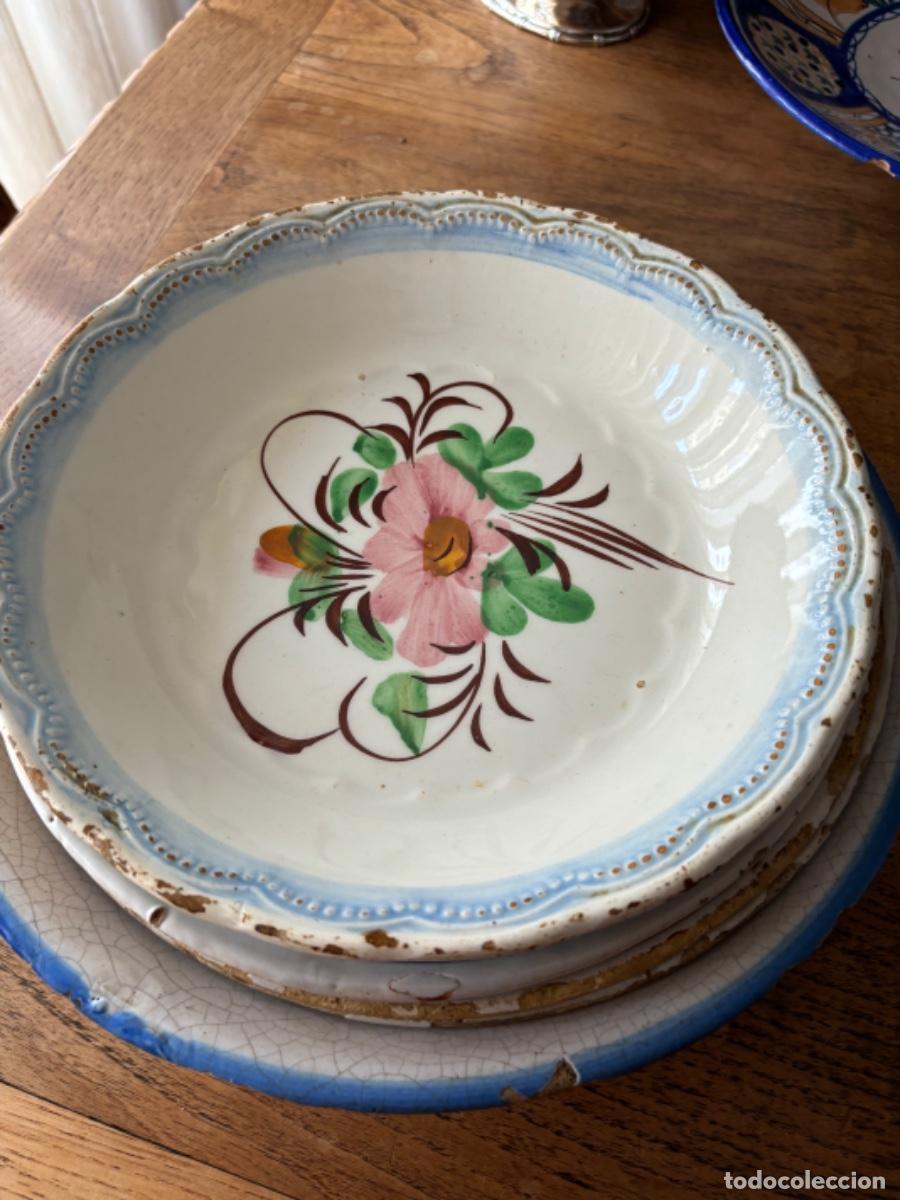Antig&uuml;edades: PLATOS CENTENARIOS DE CERAMICA - Foto 6
