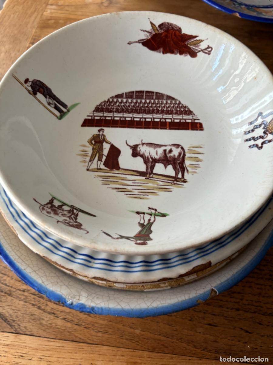 Antig&uuml;edades: PLATOS CENTENARIOS DE CERAMICA - Foto 9