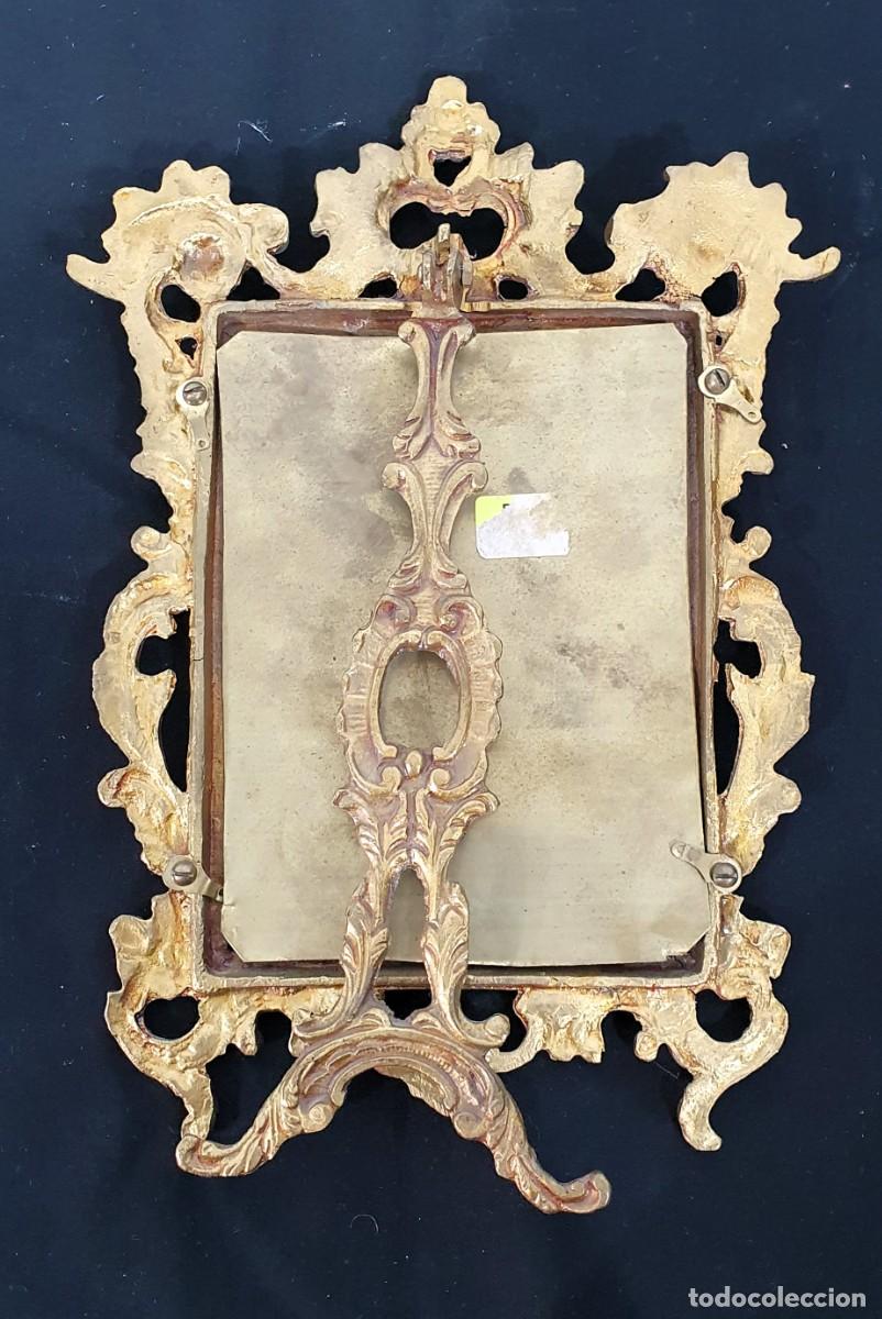 Antig&uuml;edades: Portafotos de bronce - Foto 2