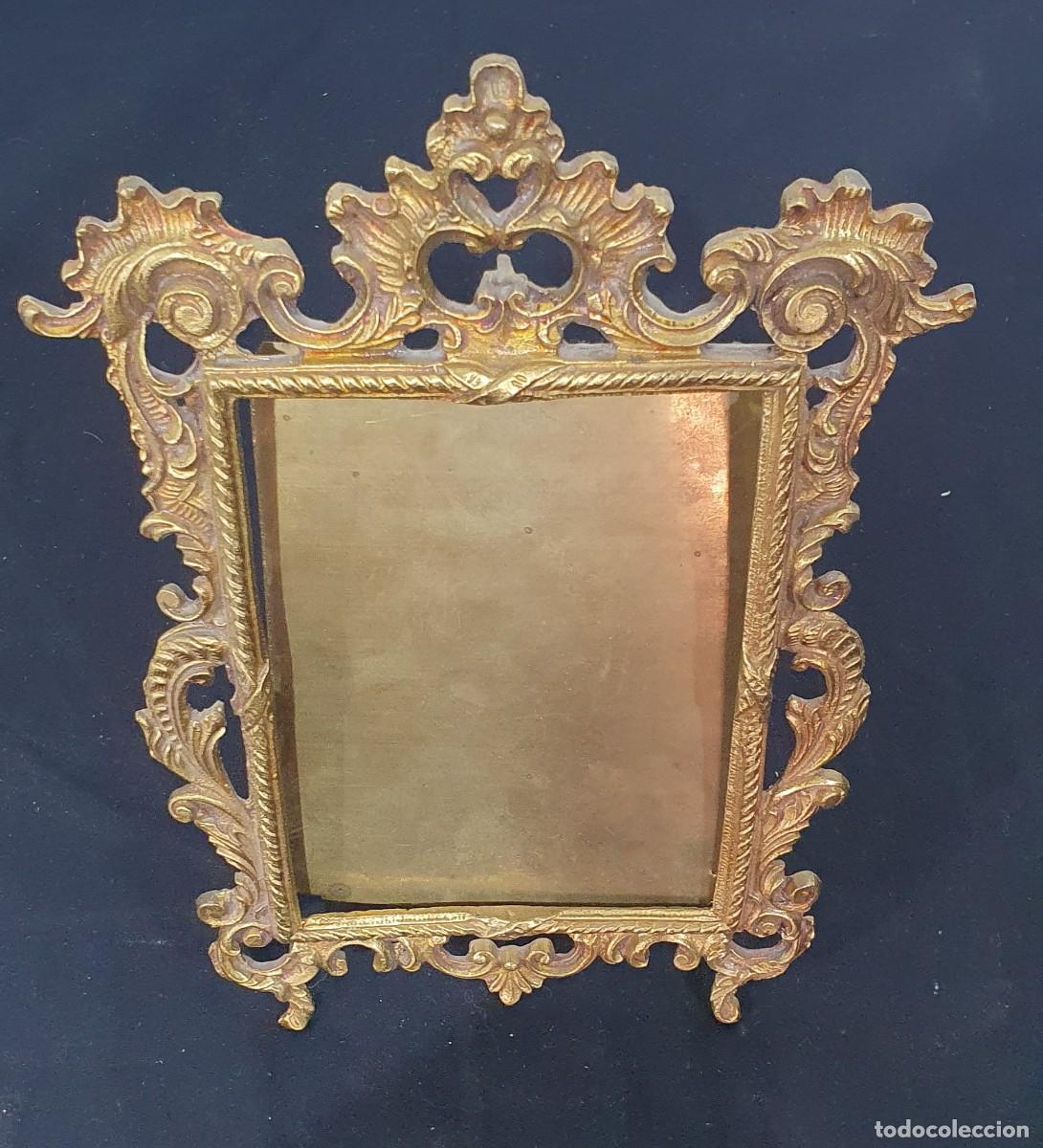 Antig&uuml;edades: Portafotos de bronce - Foto 3