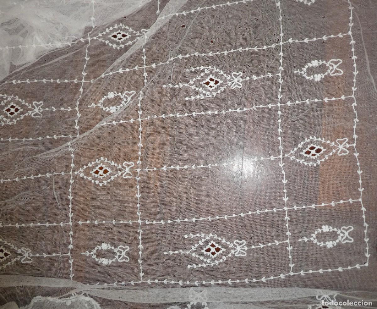 Antig&uuml;edades: COLCHA DE ENCAJE PRIMERA MITAD S.XX - Foto 2