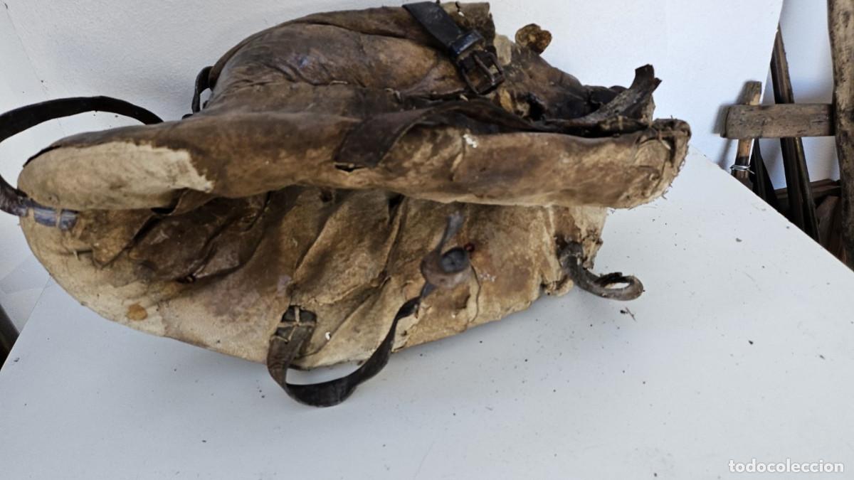 Antig&uuml;edades: yugo de mulo en cuero y p&igrave;el - Foto 4