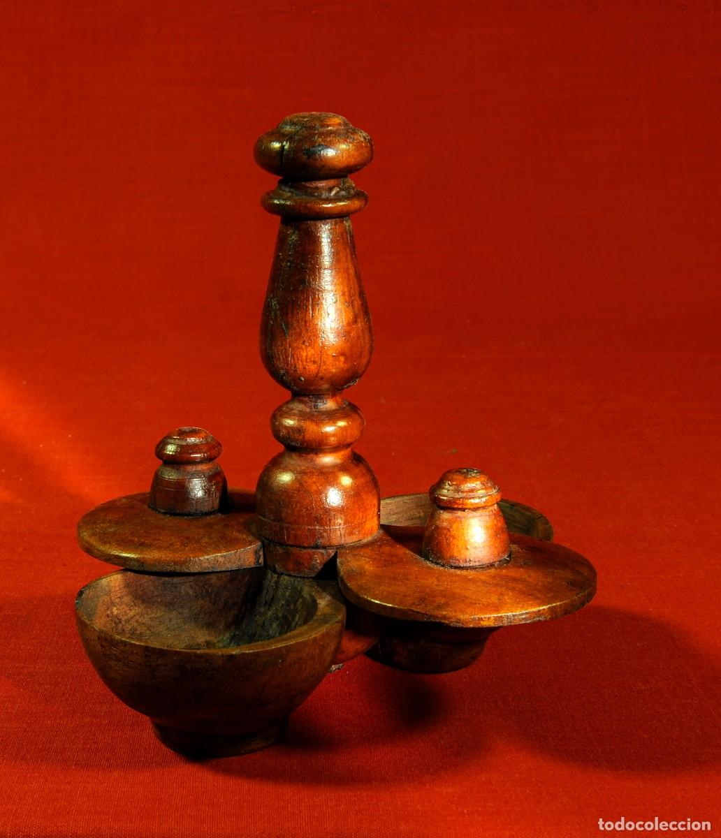 Antig&uuml;edades: Antiguo especiero de Cerezo - Foto 5