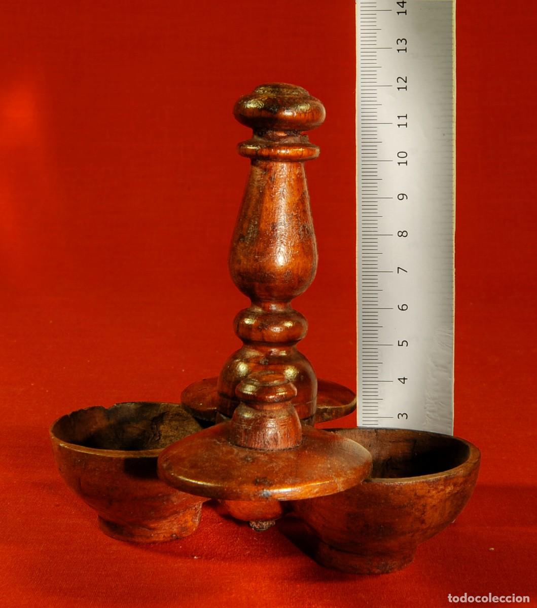 Antig&uuml;edades: Antiguo especiero de Cerezo - Foto 6