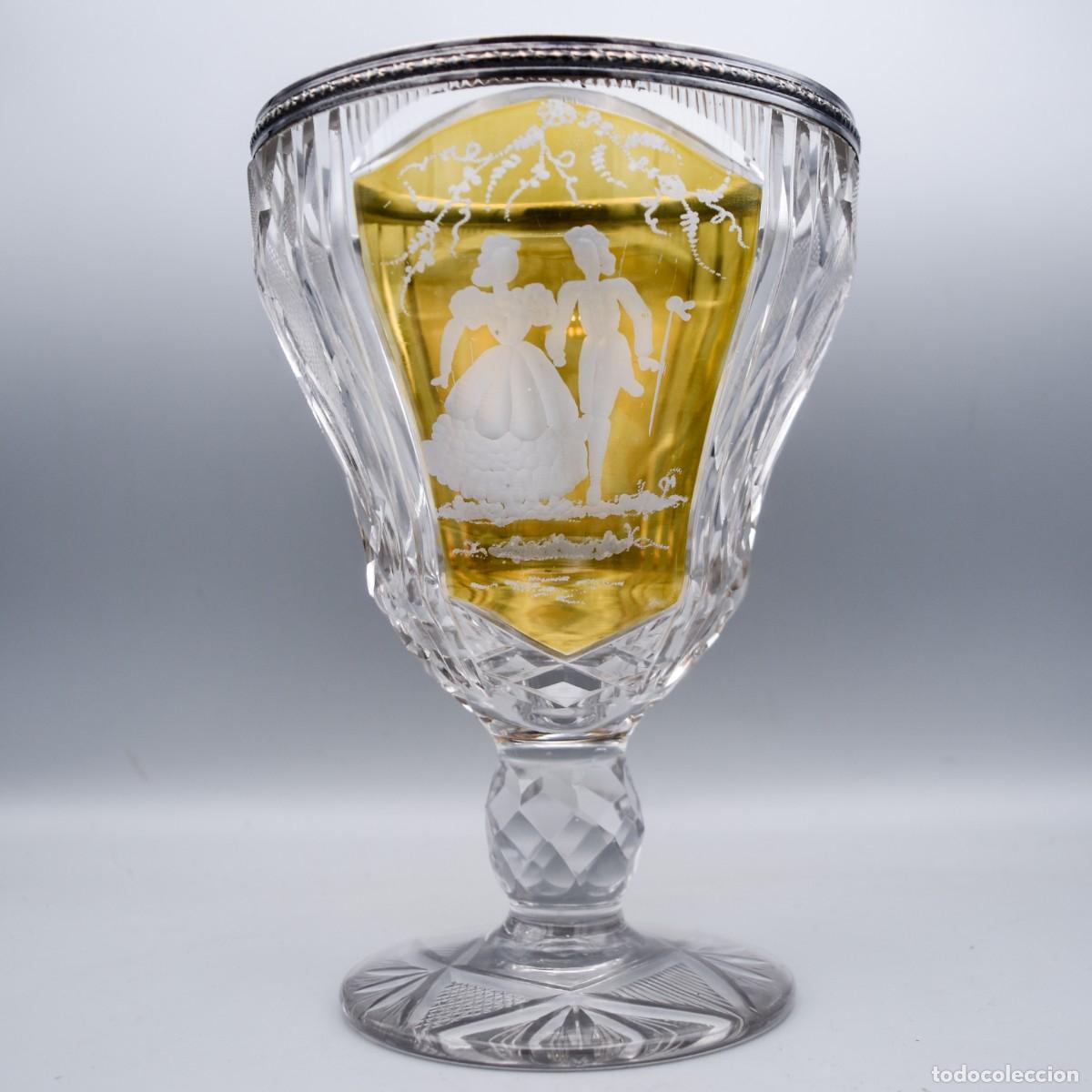 Antig&uuml;edades: Jarr&oacute;n antiguo en forma de copa con plata - Foto 9