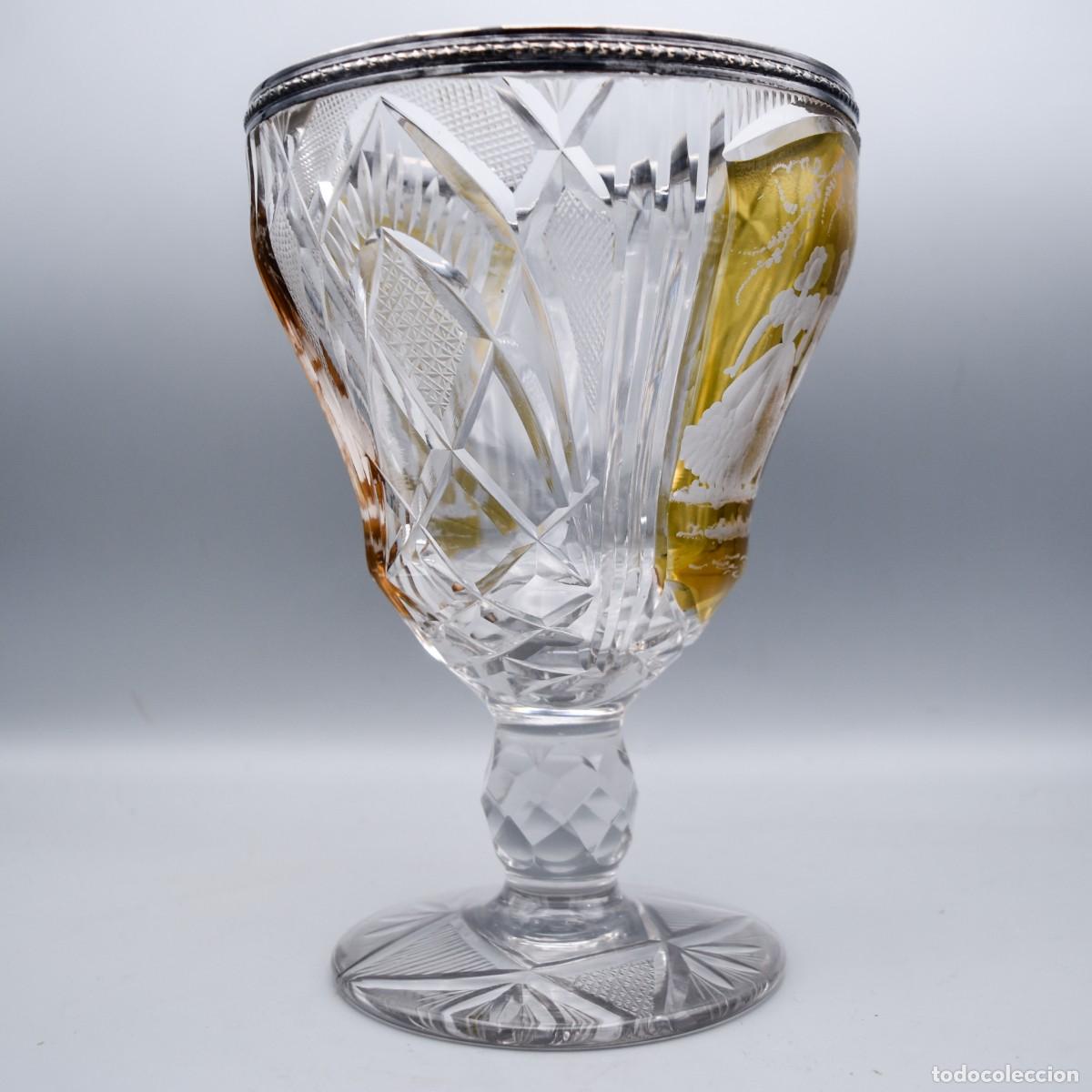 Antig&uuml;edades: Jarr&oacute;n antiguo en forma de copa con plata - Foto 10