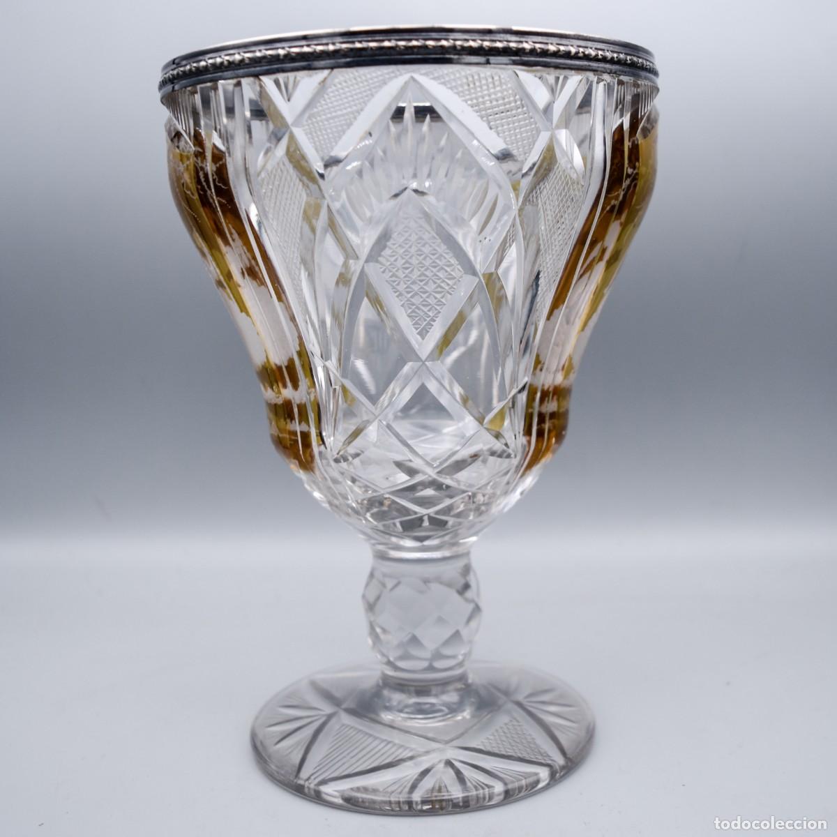 Antig&uuml;edades: Jarr&oacute;n antiguo en forma de copa con plata - Foto 11