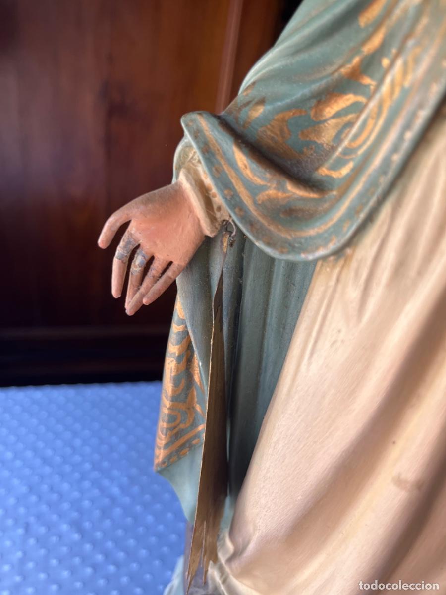 Antig&uuml;edades: Virgen Milagrosa cristal 46cm - Foto 5