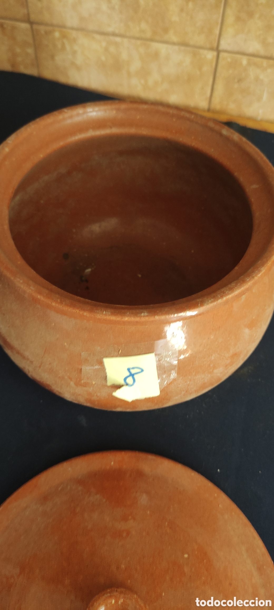 Antig&uuml;edades: Olla de barro con tapadera - Foto 5