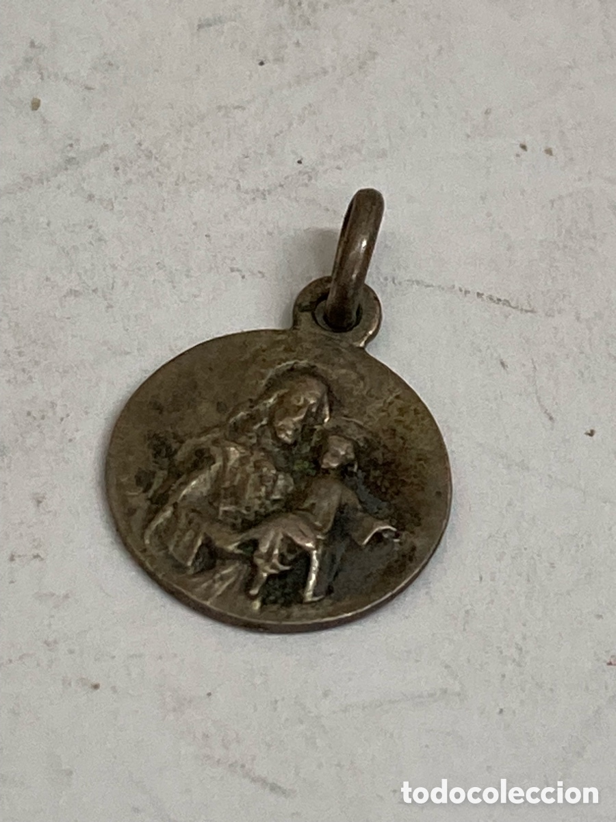 Antig&uuml;edades: Medalla de plata religiosa C288 - Foto 1