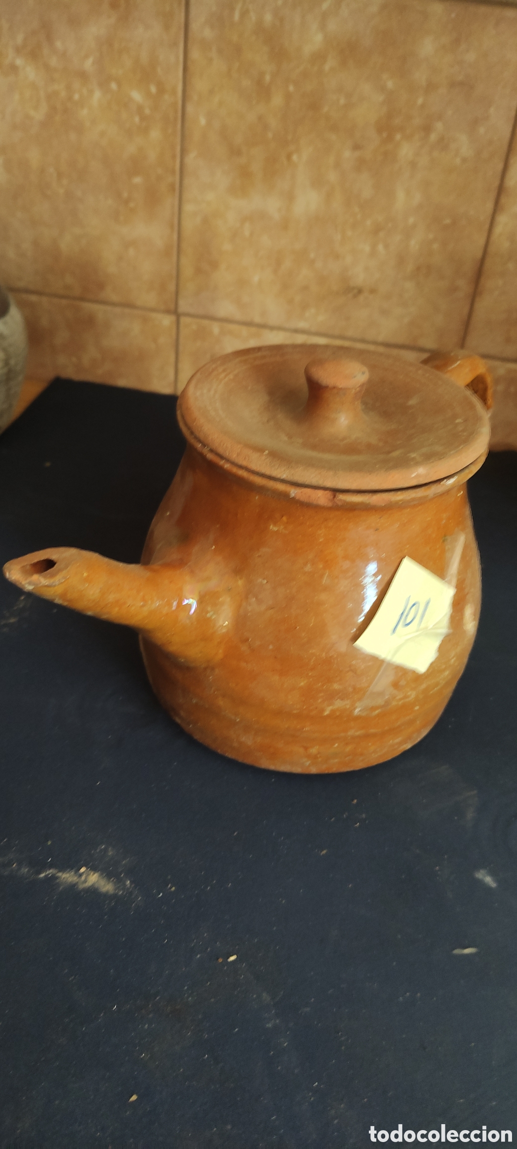 Antig&uuml;edades: Antigua Tetera con tapadera - Foto 2