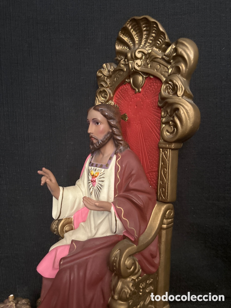 Antig&uuml;edades: Sagrado coraz&oacute;n en trono - Foto 6
