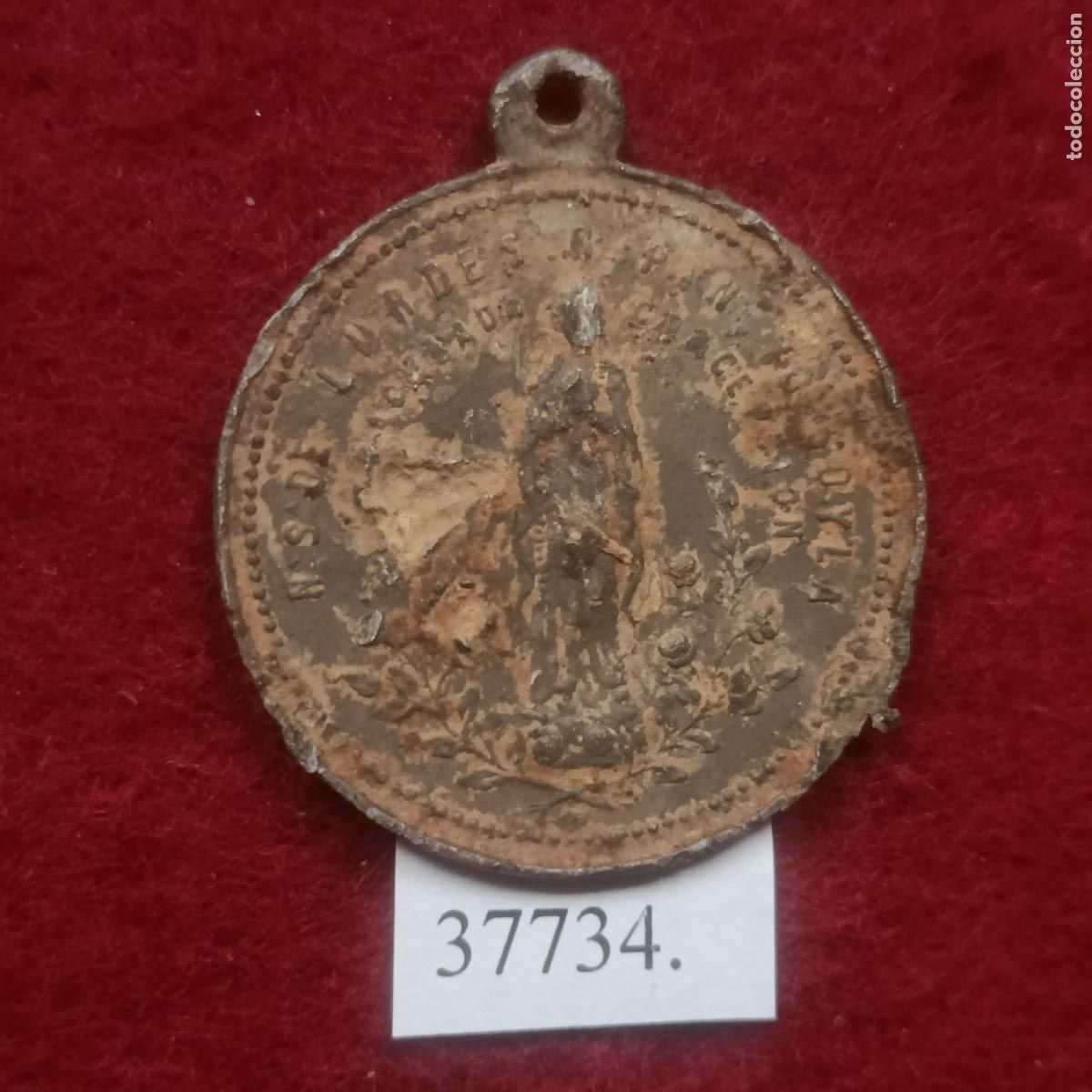 Antig&uuml;edades: Medalla religiosa. . - Foto 1