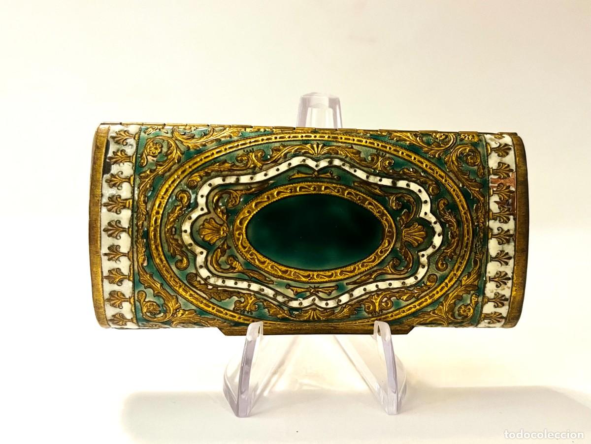 Antig&uuml;edades: Caja Cigarrera Rectangular del Siglo XIX. En esmalte sobre cobre y bronce ormolu. - Foto 2