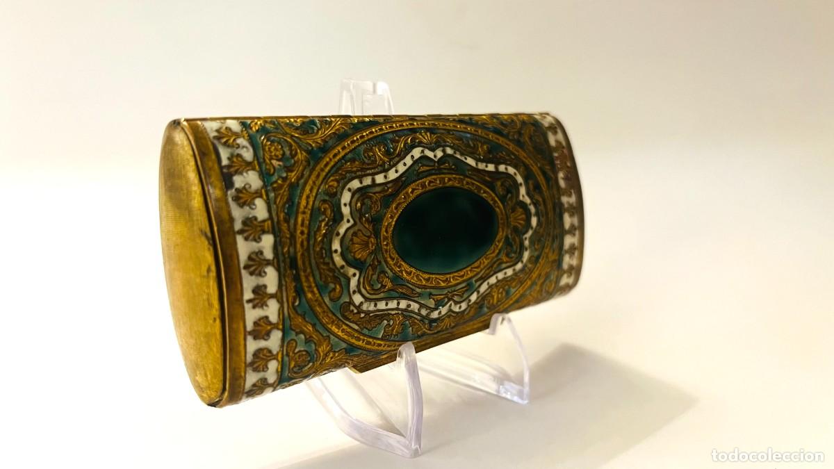 Antig&uuml;edades: Caja Cigarrera Rectangular del Siglo XIX. En esmalte sobre cobre y bronce ormolu. - Foto 3
