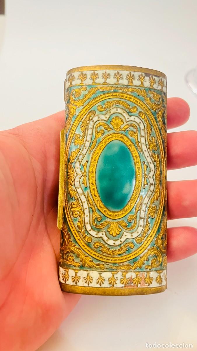 Antig&uuml;edades: Caja Cigarrera Rectangular del Siglo XIX. En esmalte sobre cobre y bronce ormolu. - Foto 7