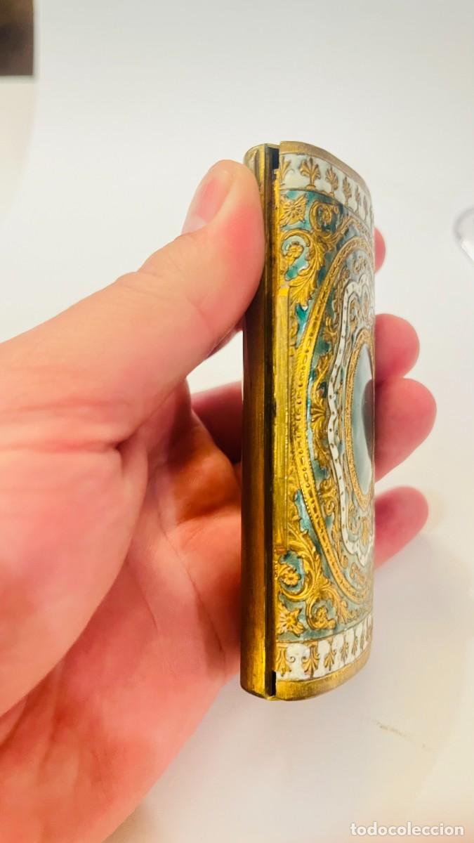 Antig&uuml;edades: Caja Cigarrera Rectangular del Siglo XIX. En esmalte sobre cobre y bronce ormolu. - Foto 8