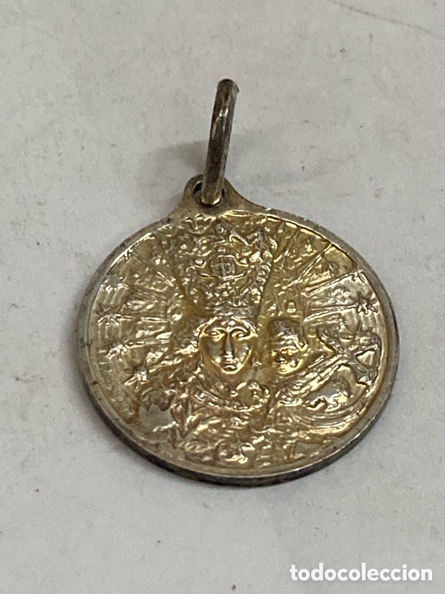 Antig&uuml;edades: Medalla de plata religiosa C288 - Foto 1