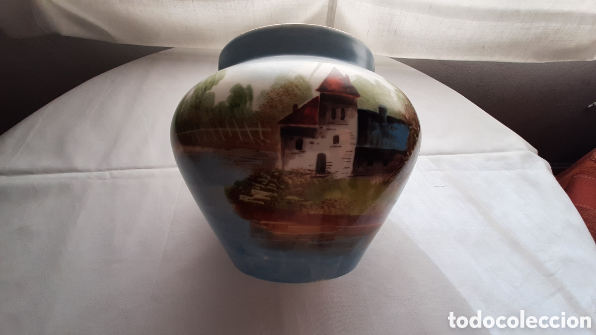 Antig&uuml;edades: Macetero de Sevres, siglo XX - Foto 1