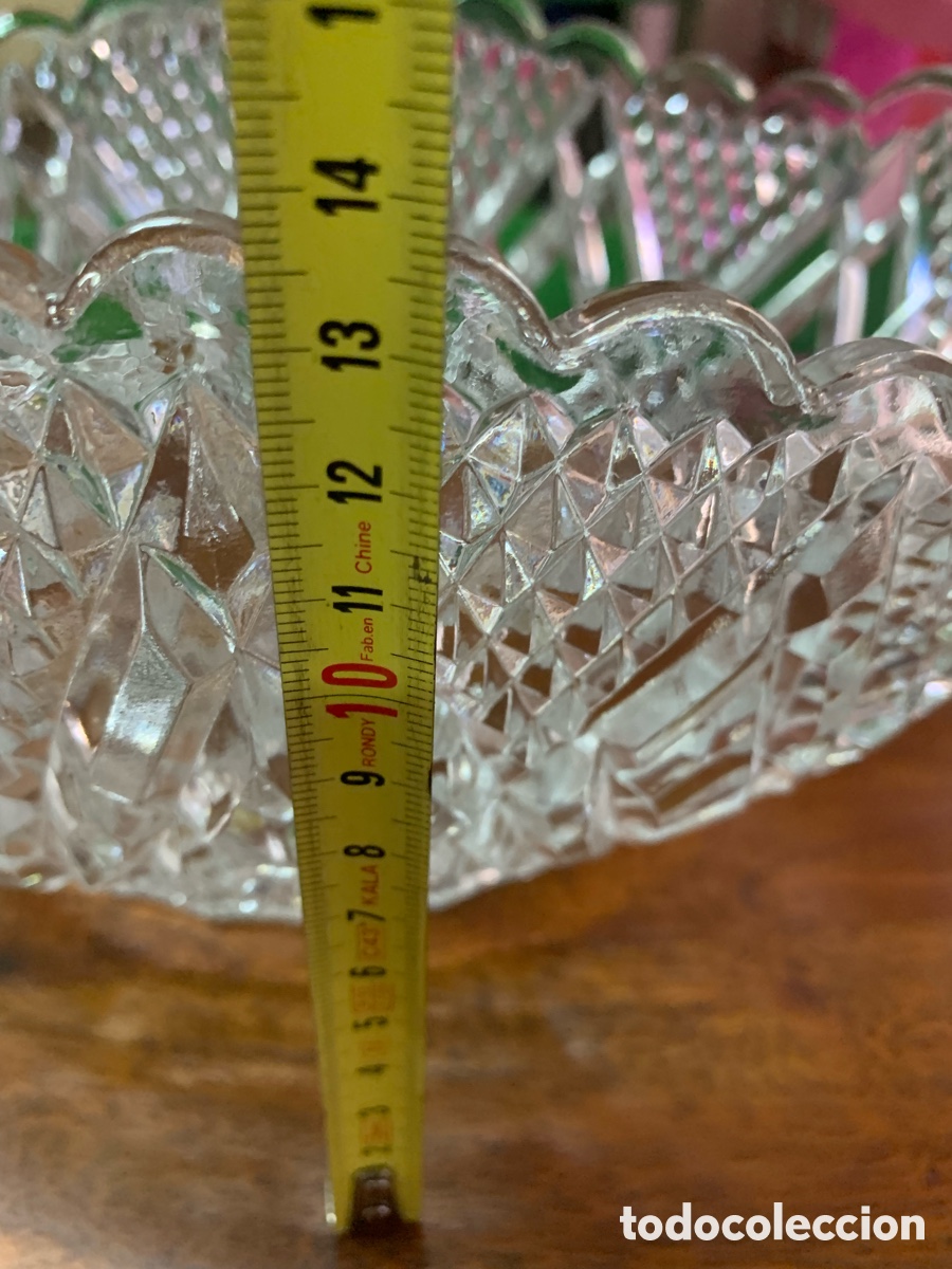 Antig&uuml;edades: 02_ centro de mesa de cristal - Foto 7