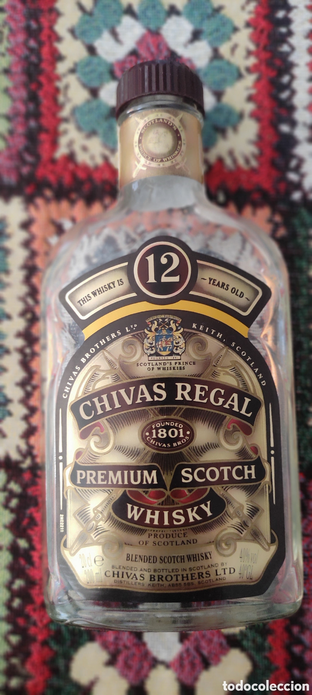 Antig&uuml;edades: Botellas whisky tipo petaca - Foto 2