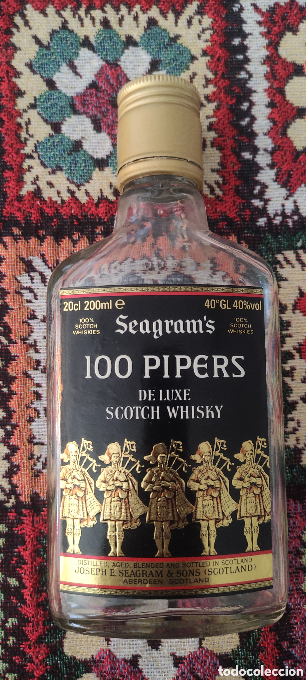 Antig&uuml;edades: Botellas whisky tipo petaca - Foto 10