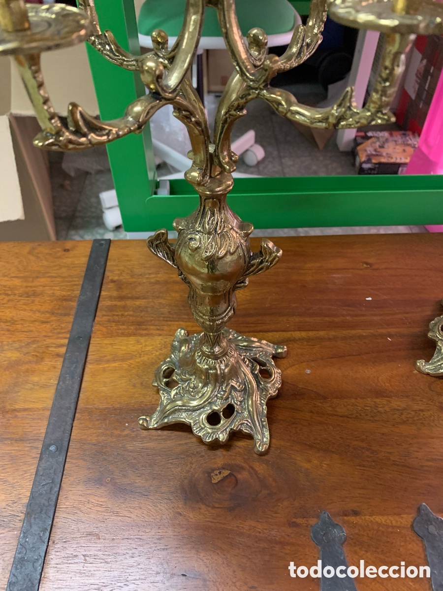 Antig&uuml;edades: 02_juego de candelabros - Foto 4
