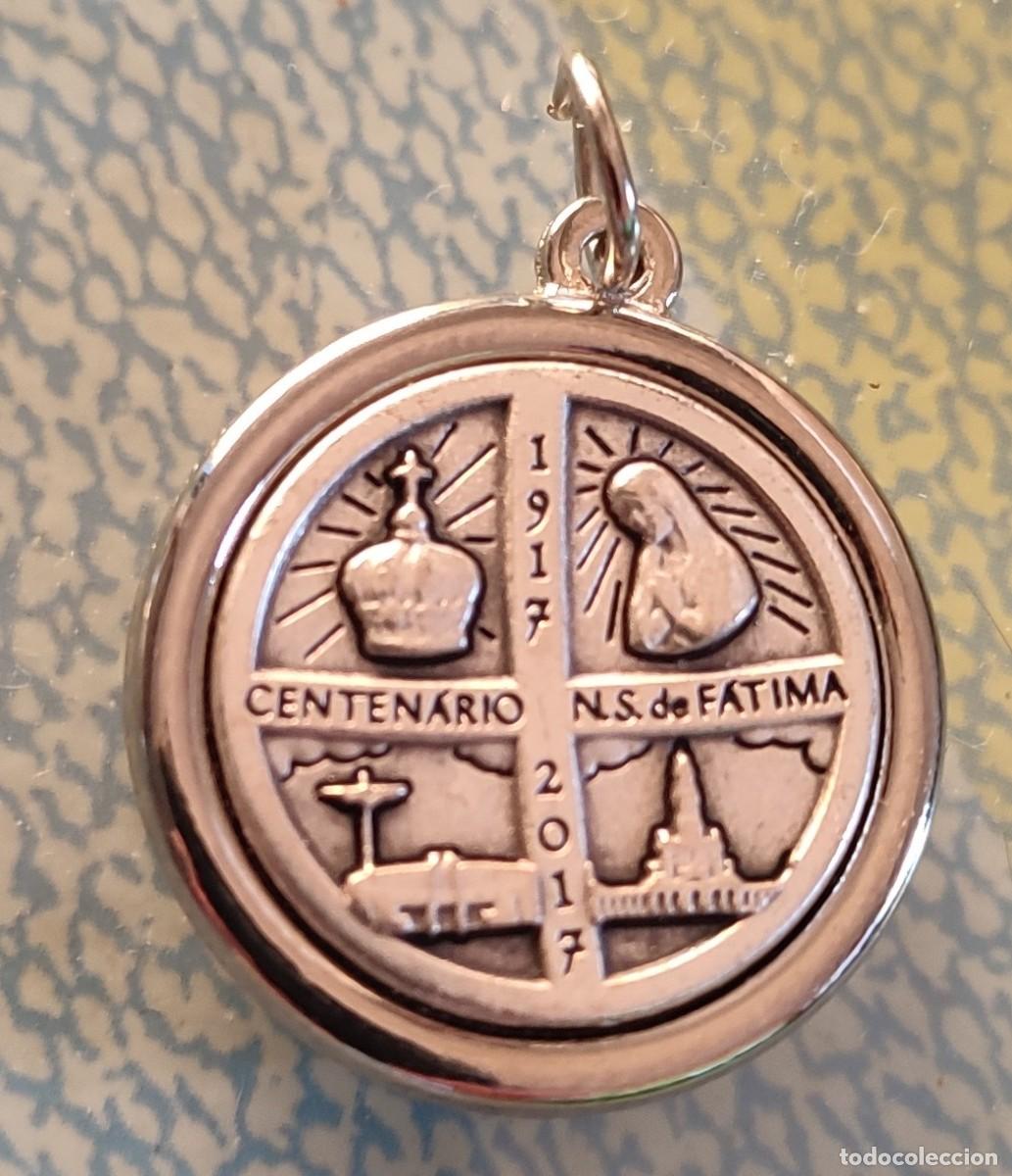 Antig&uuml;edades: Medalla centenario Virgen de F&aacute;tima - Foto 2