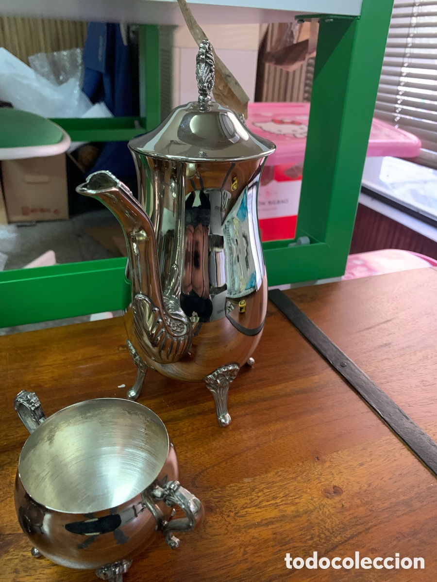 Antig&uuml;edades: 02_ juego de caf&eacute; tetera - Foto 6