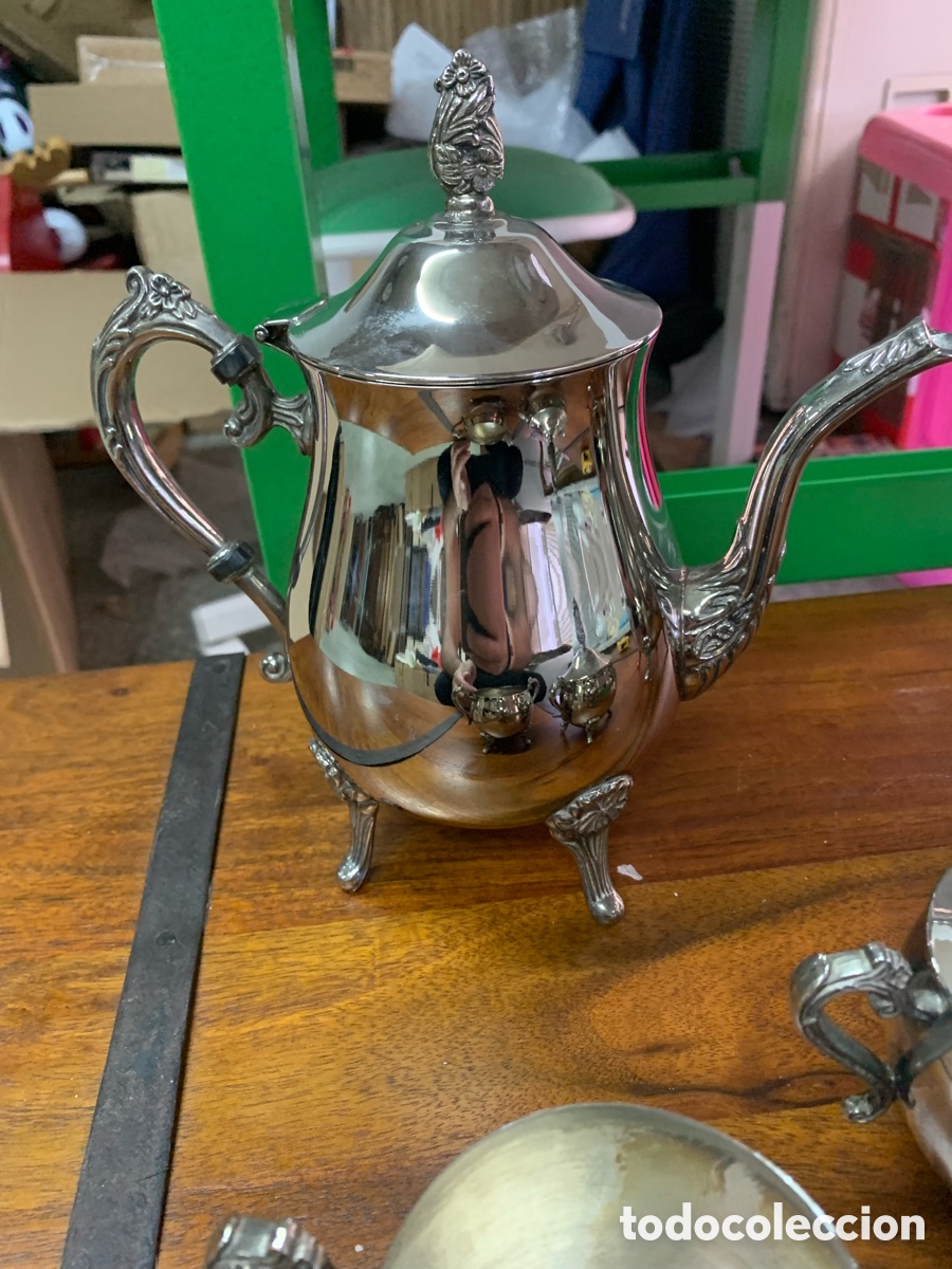 Antig&uuml;edades: 02_ juego de caf&eacute; tetera - Foto 11